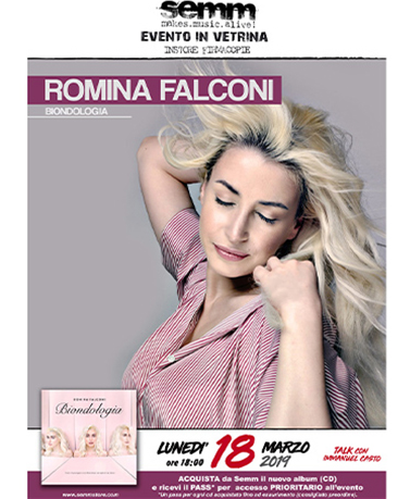 semm store evento instore Romina Falconi Bologna