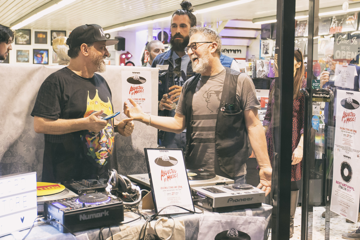 Semm store staff record store day Gianmarco Silvi Marco Manetti