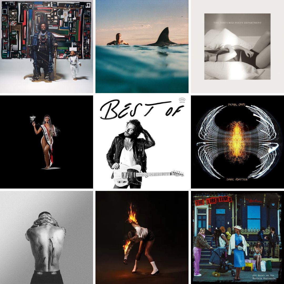 KAMASI WASHINGTON, DUA LIPA, BEYONCE’, TAYLOR SWIFT, BRUCE SPRINGSTEEN,PEARL JAM, CAPO PLAZA, ST. VINCENT, THE LIBERTINES.
